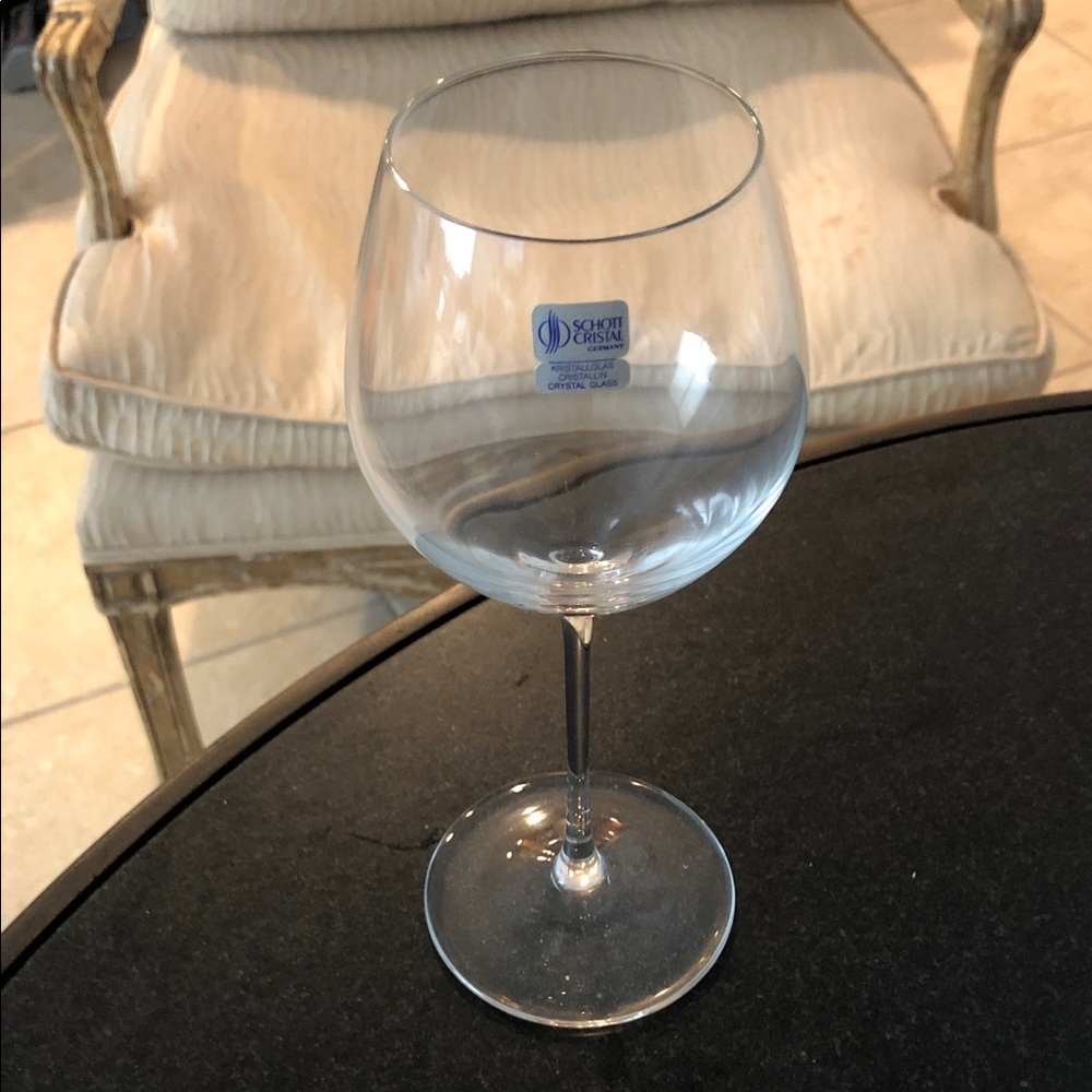 Wine Glasses Schott Cristal Made In Germany Set of 5 Glasses. $8.00 Each (NEW)